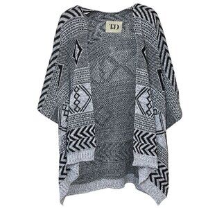 The Jetset Diaries Plus Knit Poncho